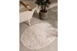 MARCELL OVAL PASPAS EKRU-BEJ-SİLVER 90x120cm - 2