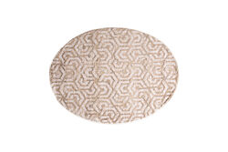 MARCELL OVAL PASPAS EKRU-BEJ-SİLVER 90x120cm - 3