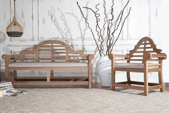 MARL ÜÇLÜ BENCH 196x65x105cm INT4121/GB 004B - 7
