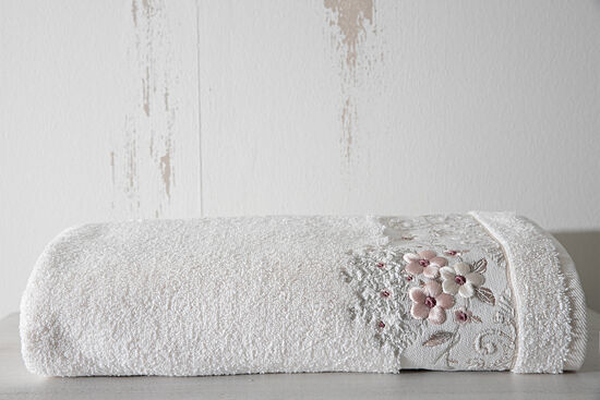 MATİLDA HAVLU 70X140 CM KREM - 2