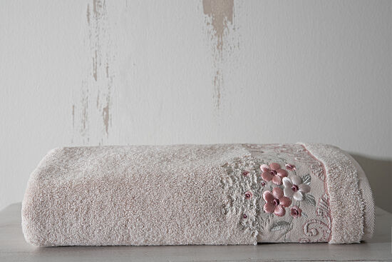 MATİLDA HAVLU 70X140 CM PUDRA - 2