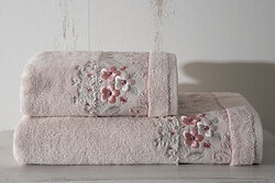 MATİLDA HAVLU 70X140 CM PUDRA - 4