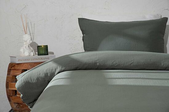 MELANİYS NEVRESİM TAKIMI 160X220 TK 3 PRC YEŞİL - 1