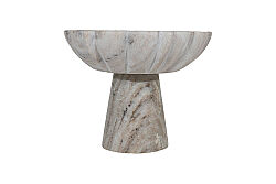 MERMER AYAKLI DEKORATİF KASE-BEJ-20X20X15 CM 2BWN-HSH-01 - 2