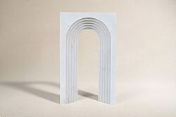 MERMER DEKORATİF AKSESUAR- BEYAZ- 25X15X5.7 CM HD25-1004A - KERVAN