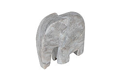 MERMER DEKORATİF FİL -BEJ-20X6.35X18.5 CM HDN-1385B - 3