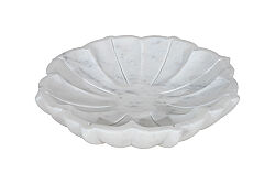 MERMER DEKORATİF KASE - BEYAZ-30X30X5 CM BWN-1128 - 4