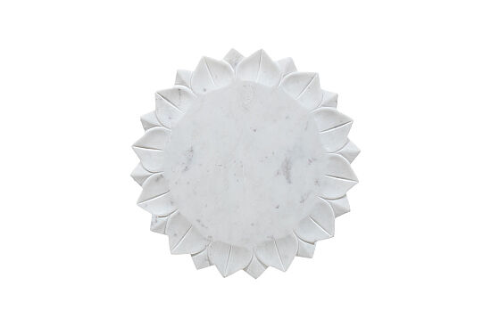 MERMER DÖNEN SUNUMLUK -BEYAZ- 35X35X5 CM LZN-352 - 4