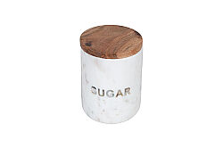 MERMER KAVANOZ AHŞAP KAPAKLI - ŞEKER-BEYAZ- 10X10X14 CM BXN-HSH-02 - 4