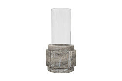 MERMER MUMLUK -CAM & BEJ MERMER- 11.5X11.5X10CM CHN-HSH-04A - 2