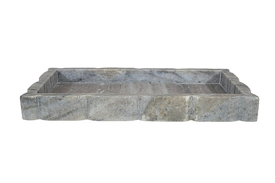 MERMER SERVİS TEPSİSİ-BEJ- 34X20X3.5 CM TTN-719B - 2