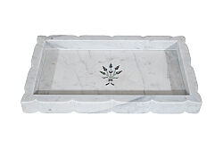 MERMER SERVİS TEPSİSİ-BEYAZ -34X20X3.5 CM TTN-719A - 4