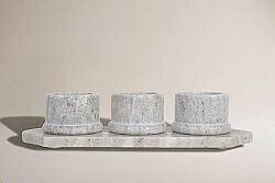 MERMER SOS SETİ -BEJ - 30X10X6 CM CND-HSH-02 - KERVAN