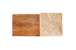 MERMER TV UNİTESİ -AHŞAP&BEJ MERMER - 63.5X25.5X63.5 CM TAB-HSH-096 - 4