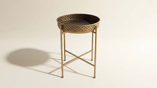 METAL YAN SEHPA L0:45.5x45.5x62 CM T224462T2E347A - 1