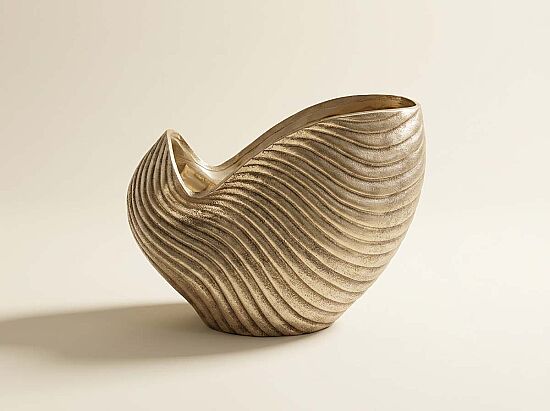 MİDYE VAZO GOLD 10x22 cm (HYK1192) - 1