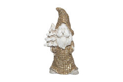 MİNİ NOEL BABA GOLD-KREM 6x12cm HYK874 (YLBŞ) - 2