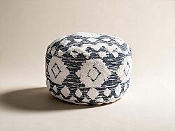 MORENTE SILINDIR PUF 22319A_M04_23 60x35 cm LACIVERT - HOME SWEET HOME