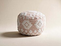 MORENTE SILINDIR PUF 22319A_M17_23 60x35 cm PEMBE - HOME SWEET HOME