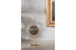 NAZAR AYETİ AYAKLI DEKORATİF OBJE 18X26 CM - 4