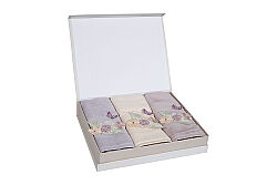 NERGİS 3 PRÇ KUTULU HAVLU SET - 9