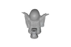 NEŞELİ BUDA ŞEMSİYE AYAĞI HYK1101 25x26x27 cm GRİ - 4
