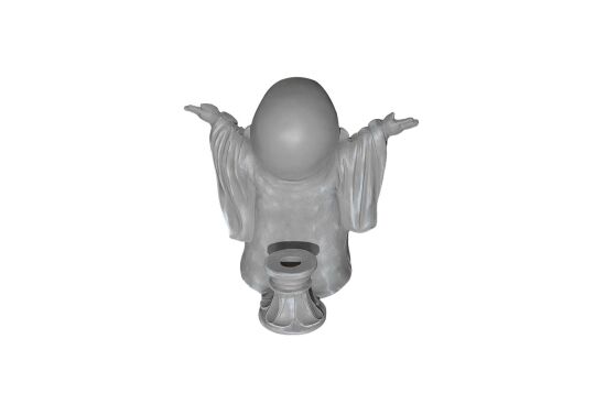 NEŞELİ BUDA ŞEMSİYE AYAĞI HYK1101 25x26x27 cm GRİ - 4