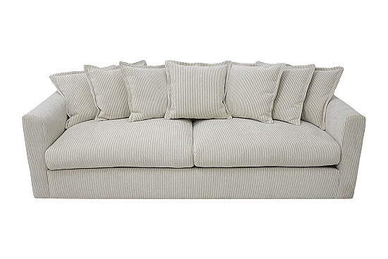 NOİR ÜÇLÜ KOLTUK BEJ-KAHVE 95x255x70cm (ENTO 24459-01) - 3