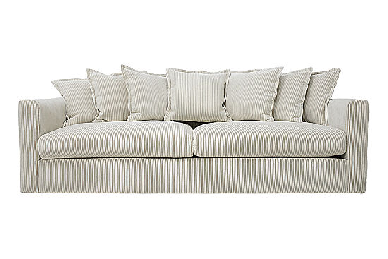 NOİR ÜÇLÜ KOLTUK BEJ-KAHVE 95x255x70cm (ENTO 24459-01) - 4