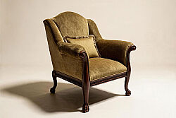 OLDWORLD TEKLİ KOLTUK KAHVE 85x97x105cm - 2