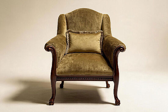 OLDWORLD TEKLİ KOLTUK KAHVE 85x97x105cm - 1