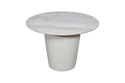 OLİVE YAN SEHPA BEJ MERMER 60x60x42cm CT239133_BGL - 3