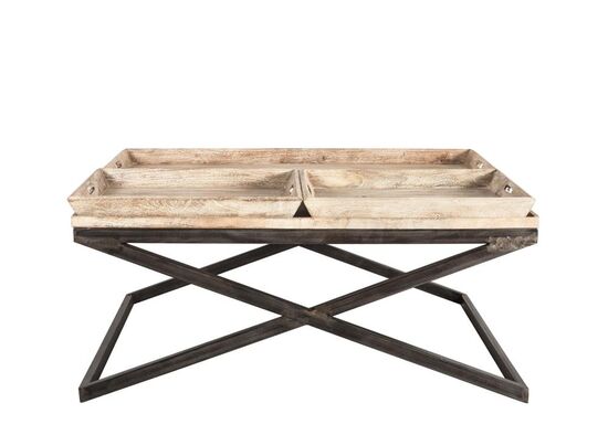 ORTA SEHPA 3 TEPSILI M-14384 BUYUK 120x120x55cm 611KHC - 5