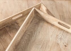 ORTA SEHPA 3 TEPSILI M-14384 BUYUK 120x120x55cm 611KHC - 4
