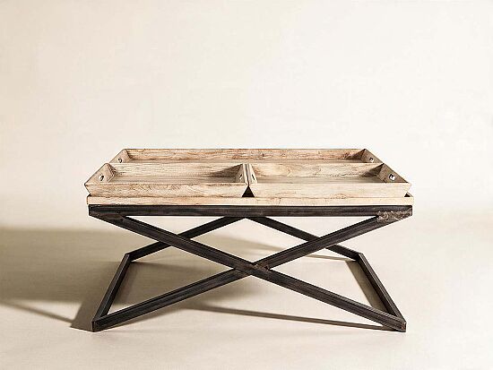 ORTA SEHPA 3 TEPSILI M-14384 BUYUK 120x120x55cm 611KHC - 1