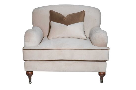 OXFORD TEKLİ KOLTUK KREM 95x100x85cm (LETTO 2604) - 3