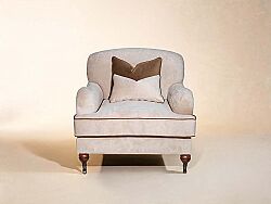 OXFORD TEKLİ KOLTUK KREM 95x100x85cm (LETTO 2604) - KOLTUK TEKLİ-BERJER