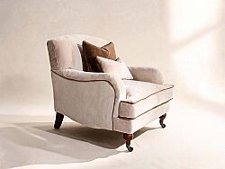 OXFORD TEKLİ KOLTUK KREM 95x100x85cm (LETTO 2604) - 2