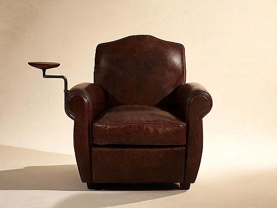 PALERMO TEKLİ KOLTUK DERİ KAHVE 87x84x82cm 1042B-1D B218 - 1