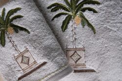 PALM 30X50 CM HAVLU AÇIK BEJ - 3