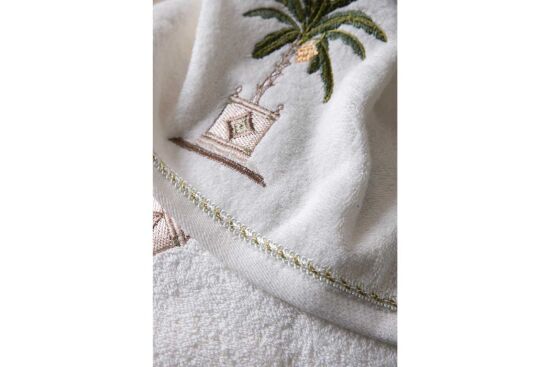 PALM 30X50 CM HAVLU KREM - 2