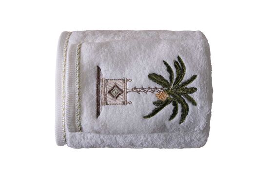 PALM 50X90 CM HAVLU KREM - 4