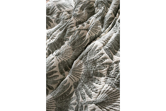 PALMOSS YATAK ÖRTÜSÜ ÇK. 260X260 CM EKRU-YEŞİL - 4