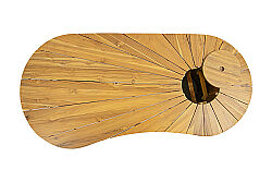 PEANUT OVAL YEMEK MASASI 100x200x75cm - 5