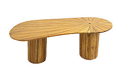PEANUT OVAL YEMEK MASASI 100x200x75cm - 4