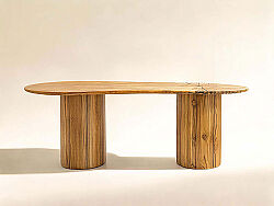 PEANUT OVAL YEMEK MASASI 100x200x75cm - KERVAN