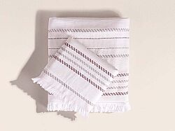 PENZA PESTAMAL HAVLU SET 2 PRC BORDO (50X80 + 70X140) - 2