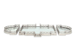 PM-20944-L-NKL BUYUK AYNALI TEPSI GUMUS 103x51x8cm - 4