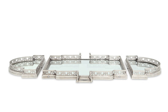 PM-20944-L-NKL BUYUK AYNALI TEPSI GUMUS 103x51x8cm - 4