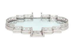 PM-20944-S AYNALI TEPSI GUMUS 55x40x8cm - 4